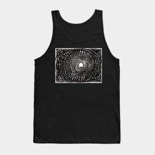 waves light tunnel hypnotic abstract art Tank Top